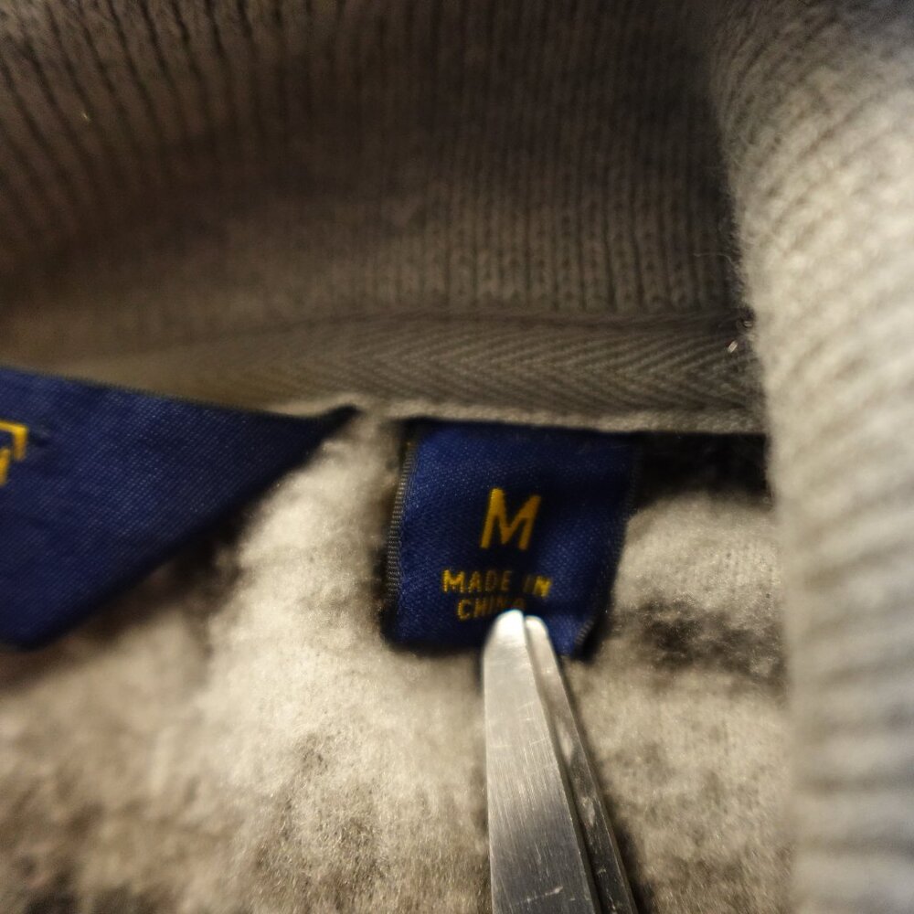 Polo Golf Ralph Lauren Fair Isle‎ Fleece Vest Men’s M Gray Nordic Layer - Picture 3 of 13